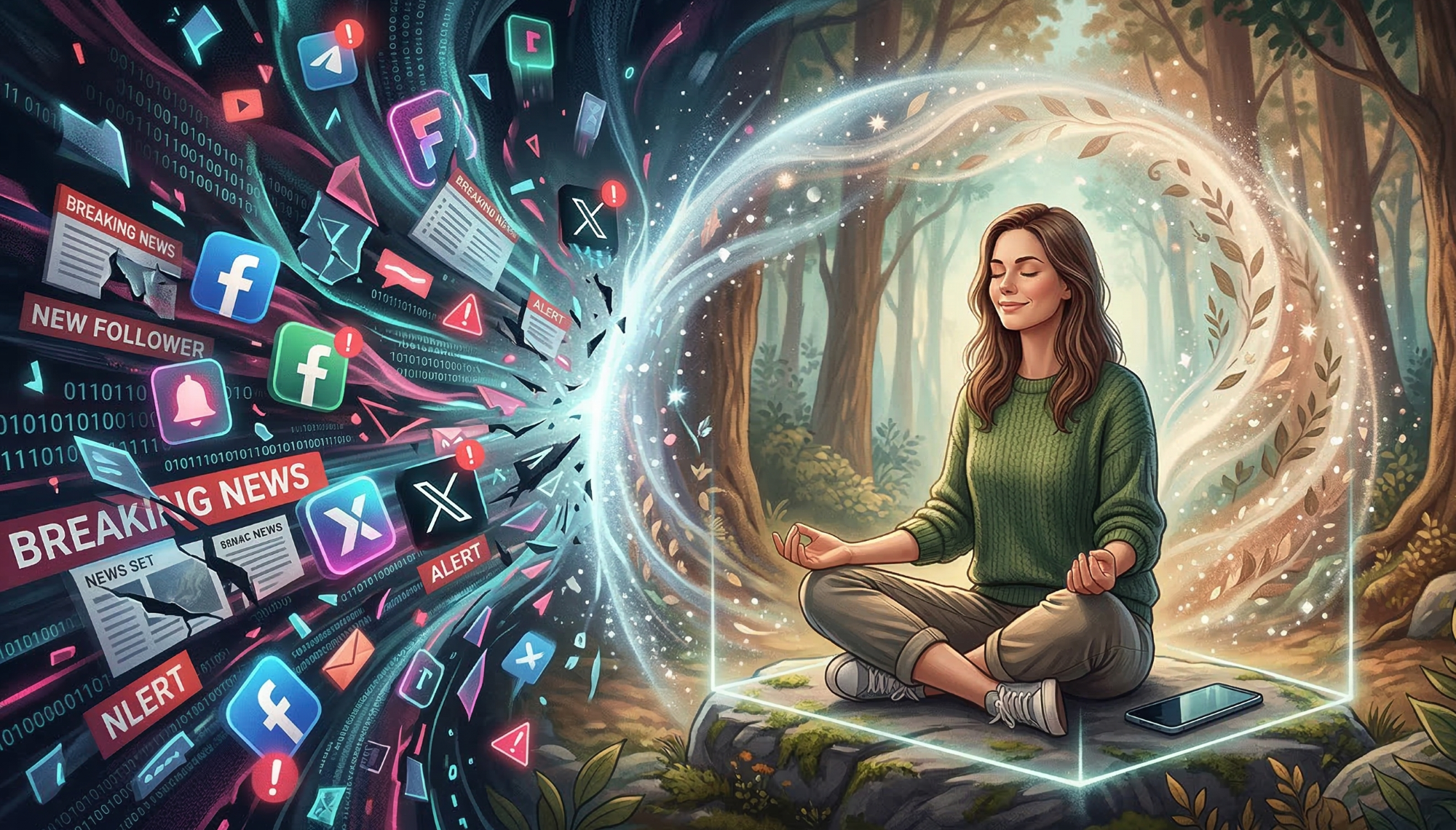 Jak si vzít svůj život zpět z rukou algoritmů (aniž bych se odstěhoval do lesa)